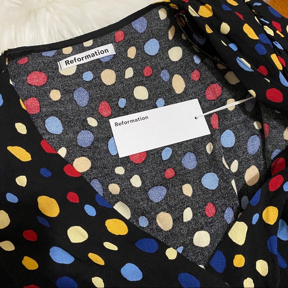 Reformation Jaylee S Fiesta Wrap Dress NWT $248 - Picture 6 of 8